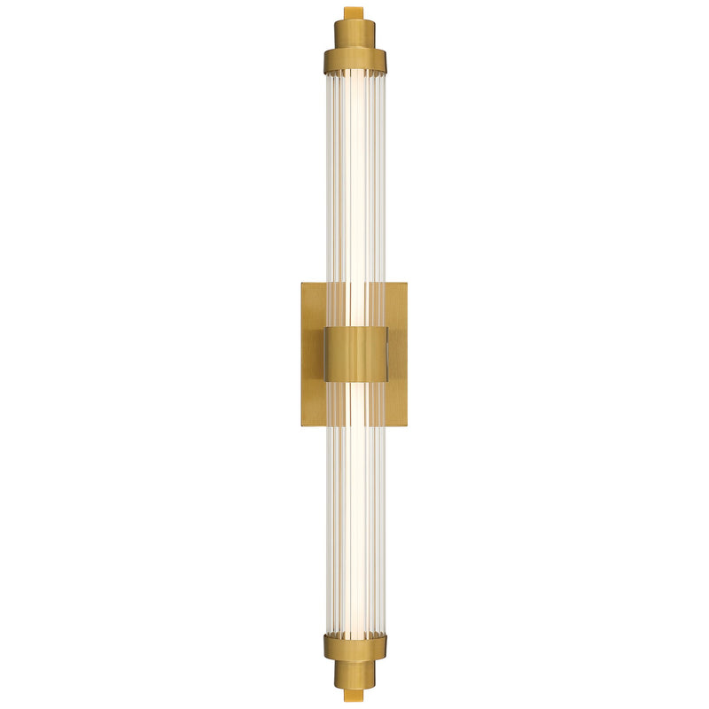 Julia LED Wall Sconce in Antique Brushed Brass