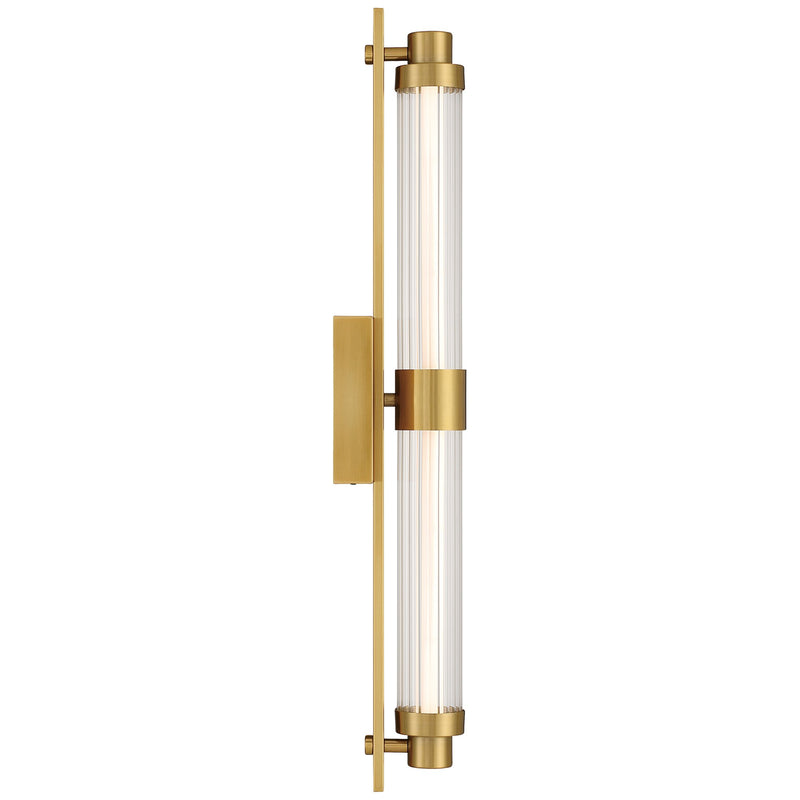 Julia LED Wall Sconce in Antique Brushed Brass