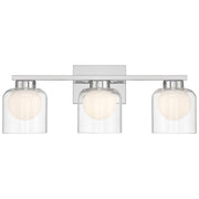 Chloe 3-Light LED Bath Vanity Light in Chrome