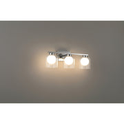 Chloe 3-Light LED Bath Vanity Light in Chrome