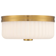 Daniella LED Flush Mount in Antique Brass