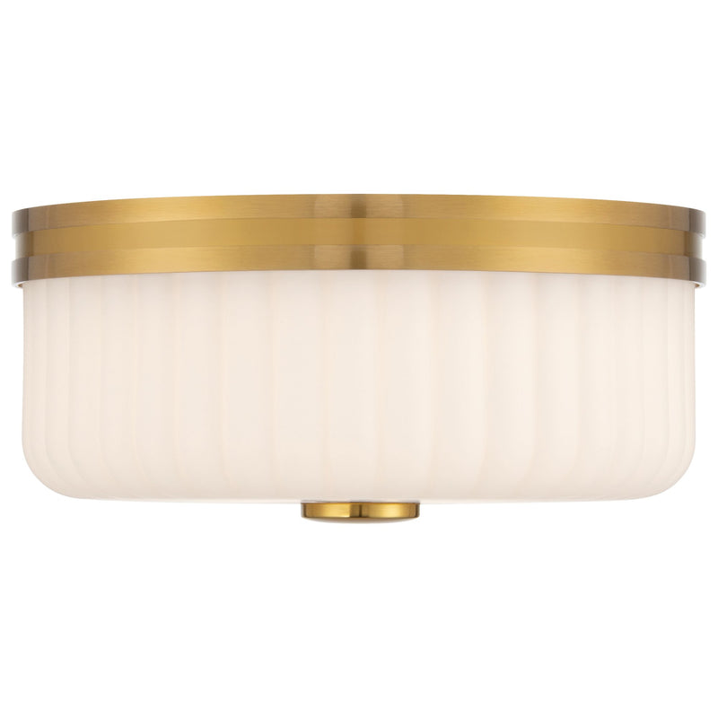 Daniella LED Flush Mount in Antique Brass