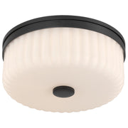 Daniella LED Flush Mount in Matte Black