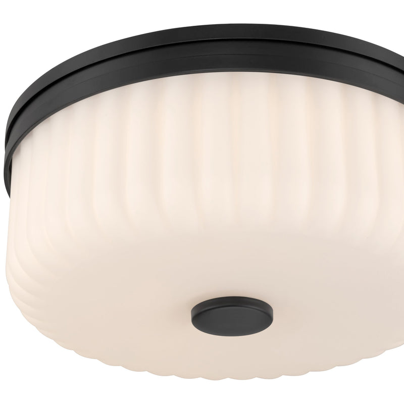 Daniella LED Flush Mount in Matte Black