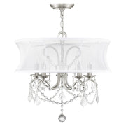 Newcastle 5-Light Chandelier in Brushed Nickel