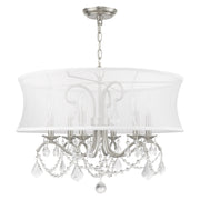 Newcastle 6-Light Chandelier in Brushed Nickel
