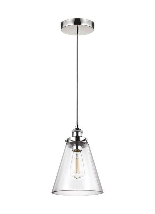 Baskin Pendant in Polished Nickel - Lamps Expo