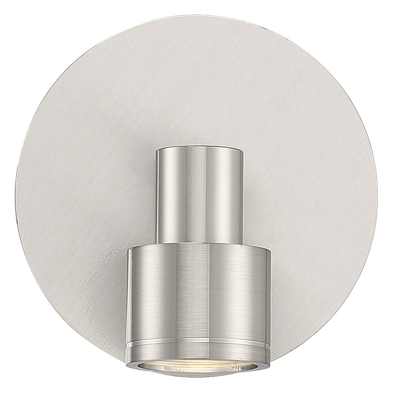 Lincoln Adjustable LED Semi-Flush Mount in Brushed Steel