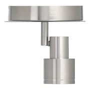 Lincoln Adjustable LED Semi-Flush Mount in Brushed Steel