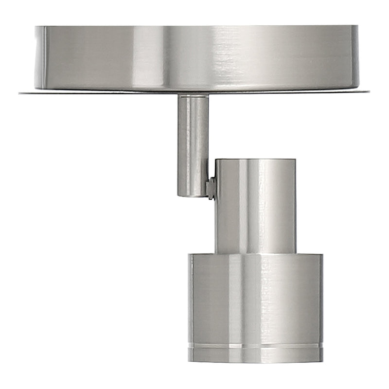Lincoln Adjustable LED Semi-Flush Mount in Brushed Steel
