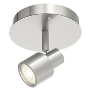 Lincoln Adjustable LED Semi-Flush Mount in Brushed Steel