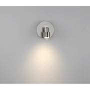 Lincoln Adjustable LED Semi-Flush Mount in Brushed Steel