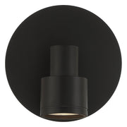 Lincoln Adjustable LED Semi-Flush Mount in Matte Black