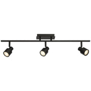 Lincoln Adjustable LED Semi-Flush Mount in Matte Black