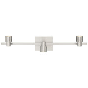 Lincoln 3-Light LED Track Light in Brushed Steel