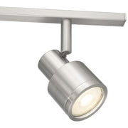 Lincoln 3-Light LED Track Light in Brushed Steel