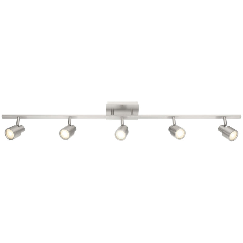 Lincoln 5-Light LED Track Light in Brushed Steel