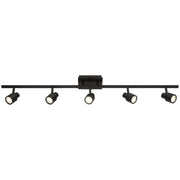 Lincoln 5-Light LED Track Light in Matte Black