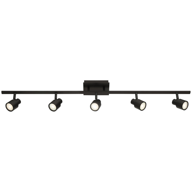 Lincoln 5-Light LED Track Light in Matte Black