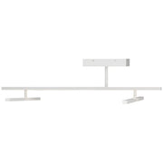 Duo 45" LED Semi-Flush Mount in Matte White