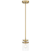 Shelby Pendant in Brushed Gold