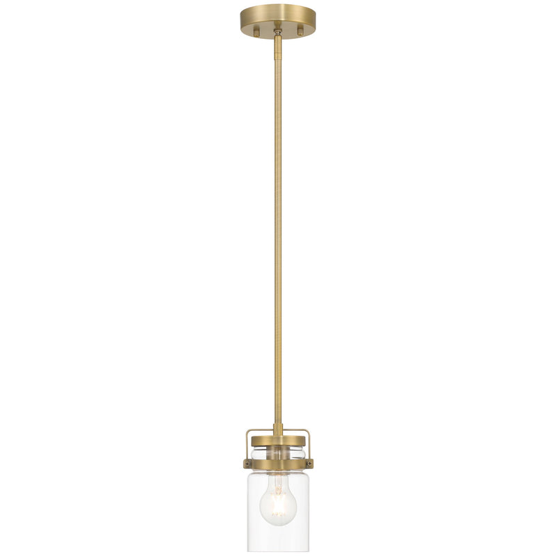 Shelby Pendant in Brushed Gold