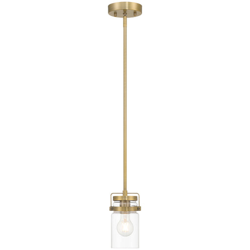 Shelby Pendant in Brushed Gold