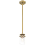 Shelby Pendant in Brushed Gold