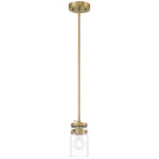 Shelby Pendant in Brushed Gold