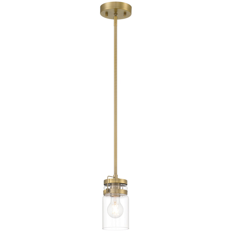 Shelby Pendant in Brushed Gold