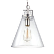Frontage Pendant in Satin Nickel