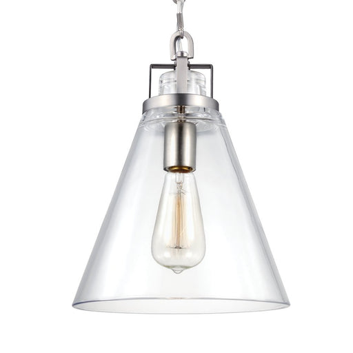 Frontage Pendant in Satin Nickel