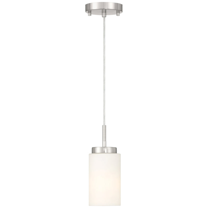 Iris Mini Pendant in Brushed Steel