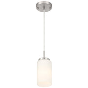 Iris Mini Pendant in Brushed Steel
