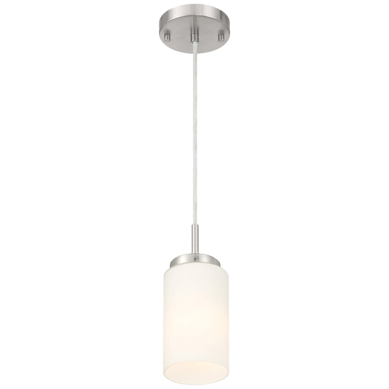Iris Mini Pendant in Brushed Steel