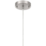 Iris Mini Pendant in Brushed Steel