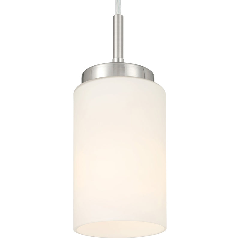 Iris Mini Pendant in Brushed Steel