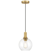 Chantelle Mini Pendant in Antique Brushed Brass