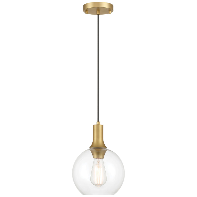 Chantelle Mini Pendant in Antique Brushed Brass