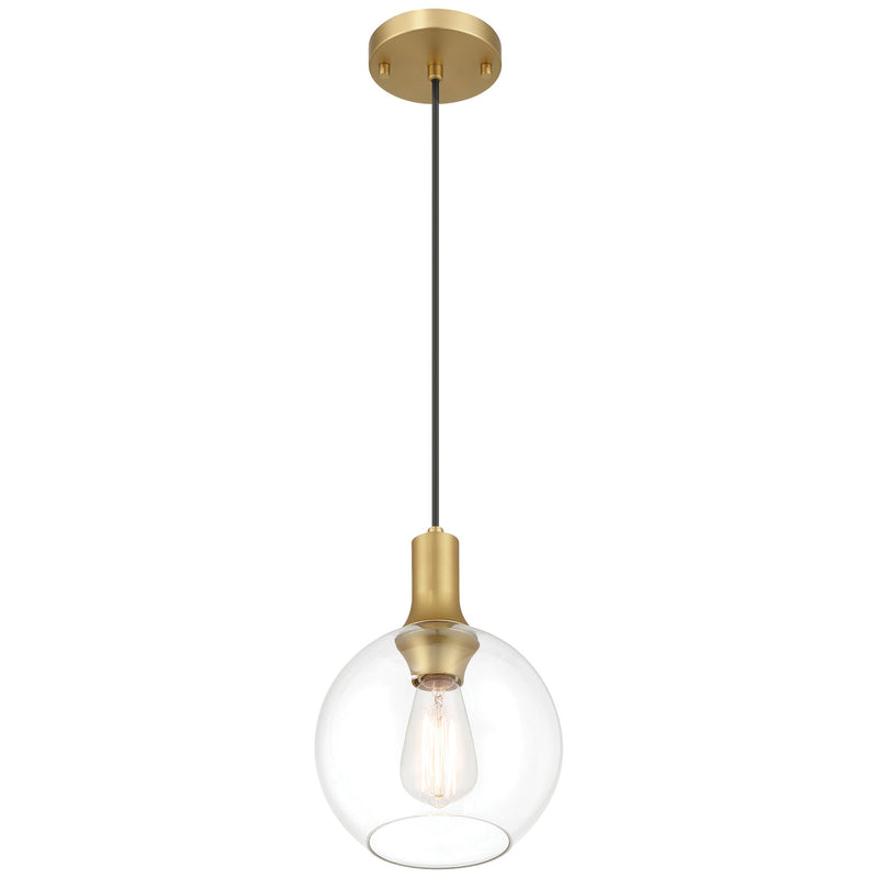 Chantelle Mini Pendant in Antique Brushed Brass