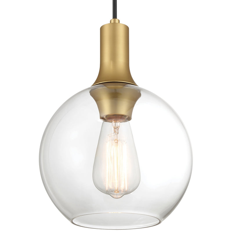 Chantelle Mini Pendant in Antique Brushed Brass