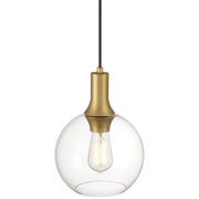 Chantelle Mini Pendant in Antique Brushed Brass