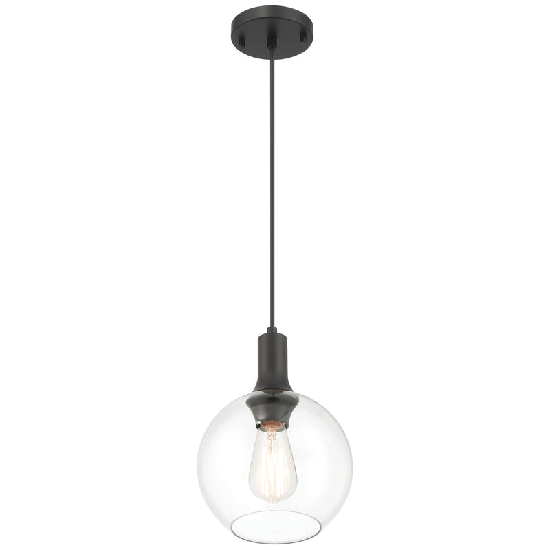 Chantelle Mini Pendant in Matte Black