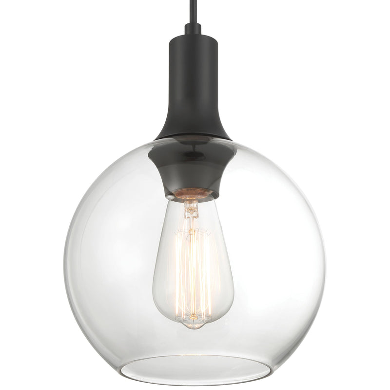 Chantelle Mini Pendant in Matte Black