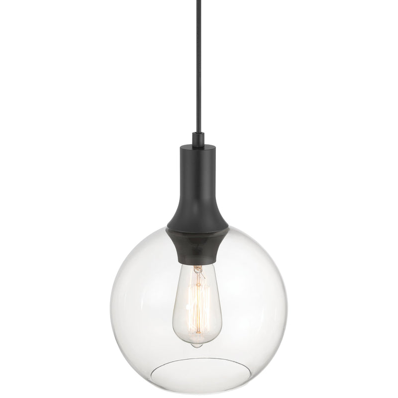 Chantelle Mini Pendant in Matte Black