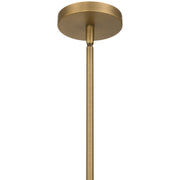 Swirl Pendant in Antique Brushed Brass