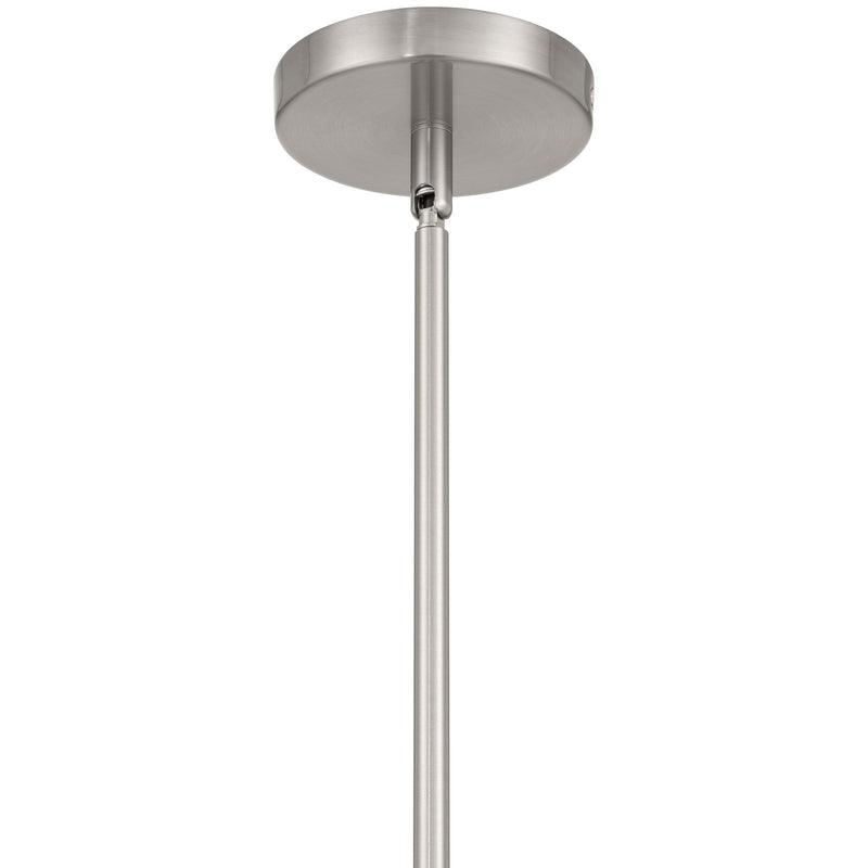 Swirl Pendant in Brushed Steel