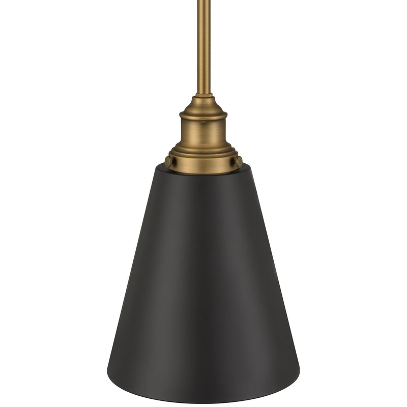 Dahlia Mini Pendant in Antique Brushed Brass