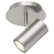 Prado LED Flush Mount in Brushed Steel