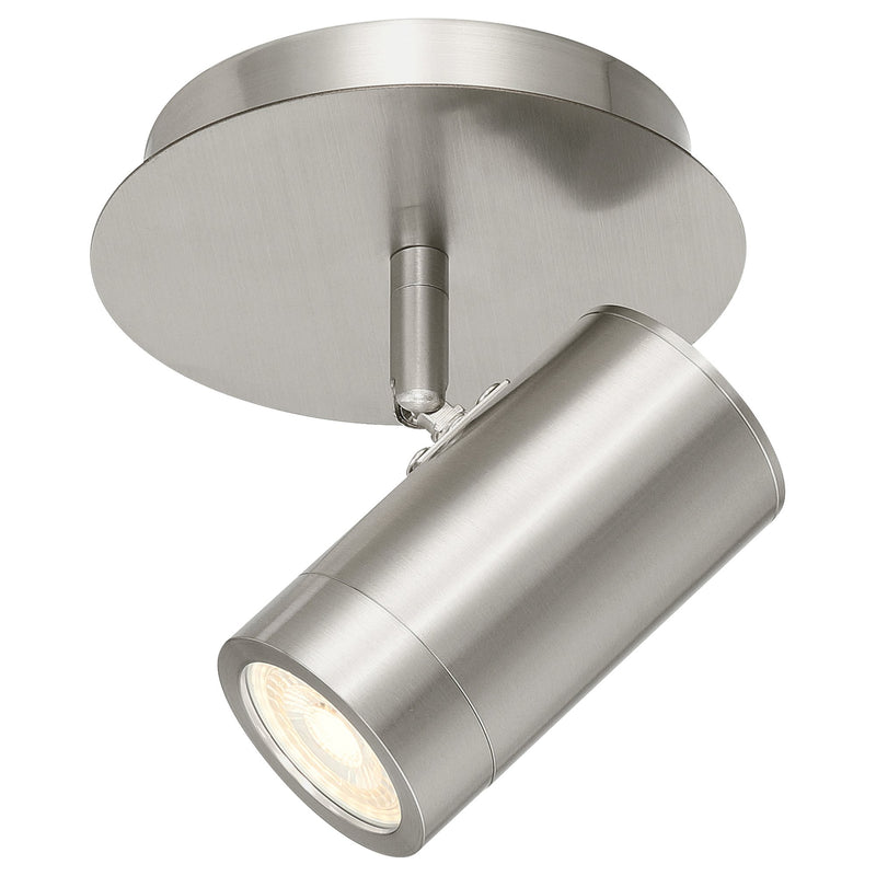Prado LED Flush Mount in Brushed Steel